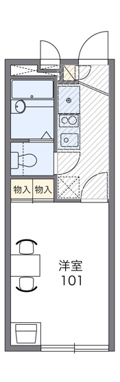 【間取り】 | ラーク | 写真は同タイプの為実際とは異なる場合がございます