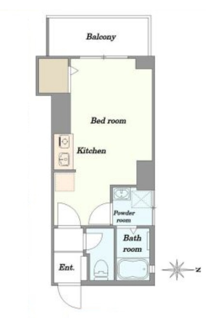 秀和番衆町レジデンスの間取り