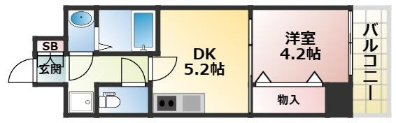 GARDENIA高井田の間取り