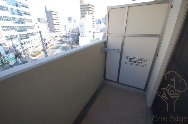 ソレイユ中崎のバルコニー