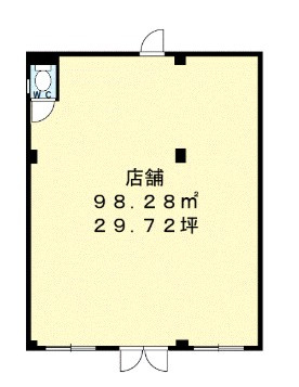 堺市中区深井清水町　貸店舗　[物件番号：252035] の間取り