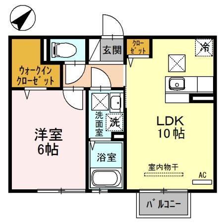 【間取り】 | アーバン宮地D
