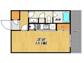 【間取り】 | カルム吉塚(※弊社管理物件) | 別号室の写真になります。現況優先。