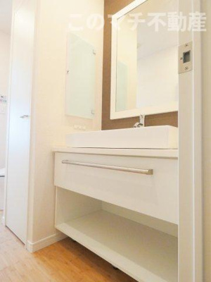 【洗面所】 | カルム吉塚(※弊社管理物件) | 別号室の写真になります。現況優先。