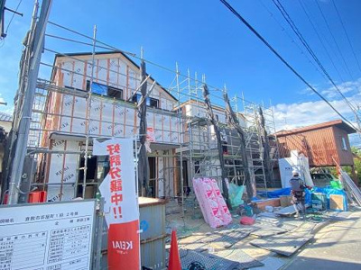 【外観】 | ◆駅まで徒歩5分◆倉敷市茶屋町◆新築戸建◆Terrechez１号棟 | 建築中のものです。