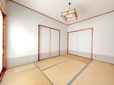 【和室】 | 下新田　中古戸建て | ■1F和室6帖／明るく押入れもある和室です！