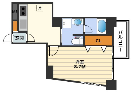 willDo南森町の間取り