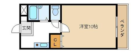 暁21うえき1号館の間取り
