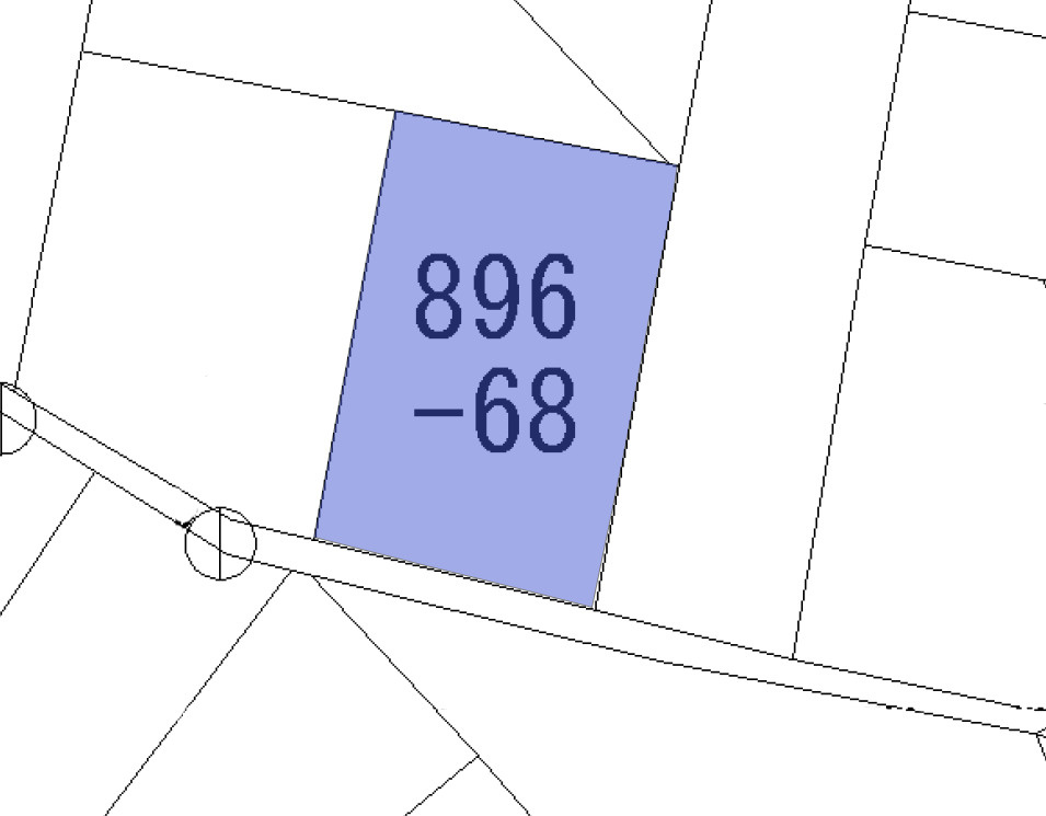 オリンポス三岳②木造２階建の地図