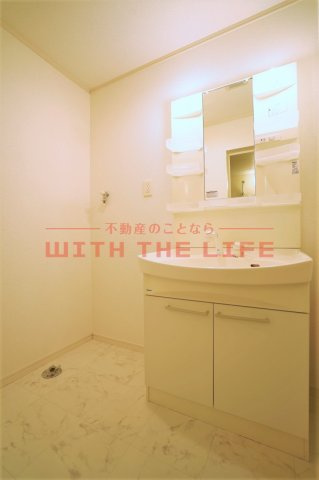 アセット【10,000円キャッシュバック対象物件】の洗面所|スペースが確保できる洗面所です