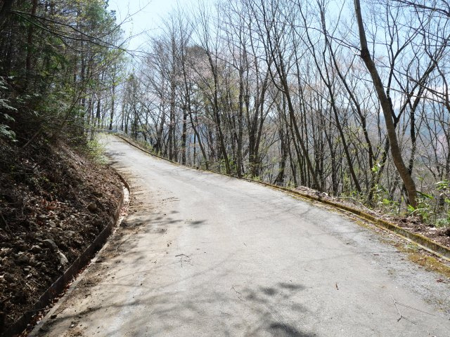 オリンポス三岳③の前面道路含む現地写真