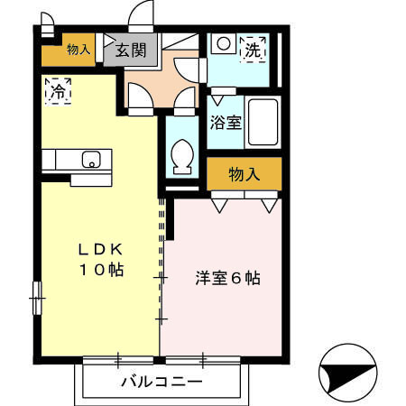 リーベンルーチェⅡの間取り