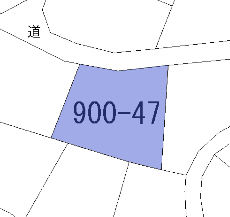 オリンポス三岳④の土地図