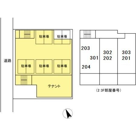 リーベルコートの区画図