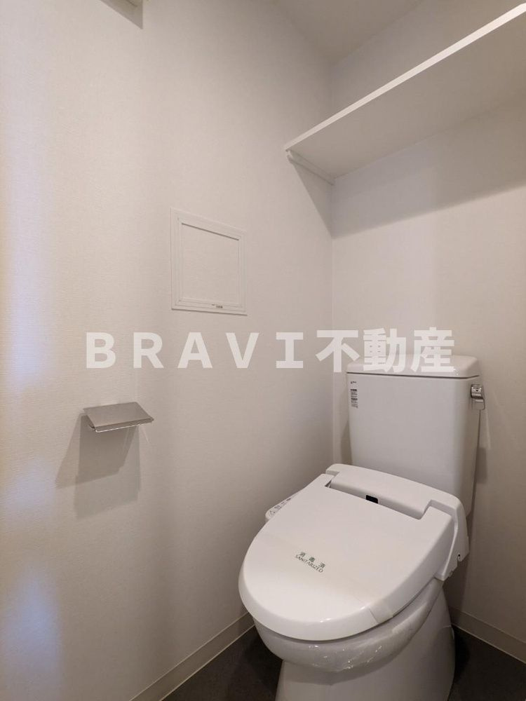 エスリード大阪城公園　BRAVI不動産のトイレ|【エスリード大阪城公園】落ち着いたトイレです