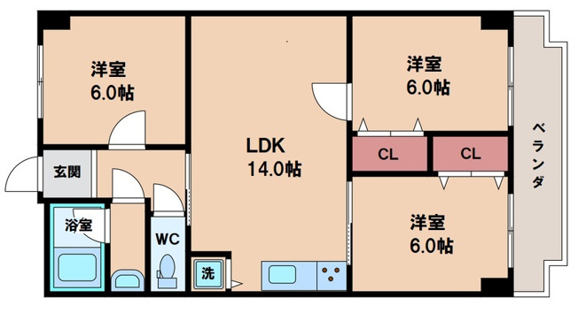 【間取り】 | 住吉建物2号館