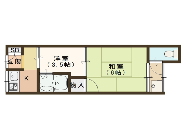 【間取り】 | ライズ南加賀屋