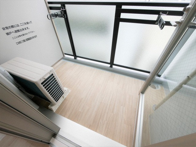 エスリードレジデンス大阪本町のバルコニー