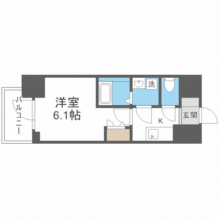 エスリードレジデンス大阪本町の間取り