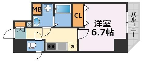 アクアプレイス江戸堀の間取り
