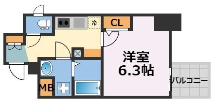 アクアプレイス江戸堀の間取り