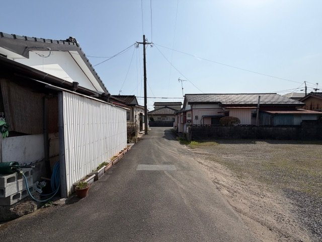 都城市都島町の売地の前面道路含む現地写真
