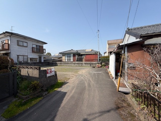 都城市都島町の売地の前面道路含む現地写真