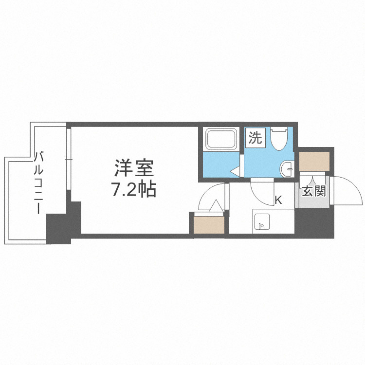 セレニテ難波プリエの間取り