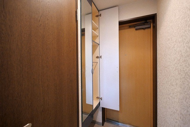 ホープ松屋町住吉の玄関