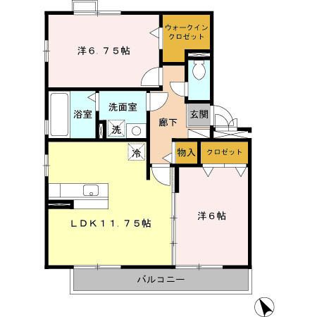 【間取り】 | リビングタウン阿倉川　A