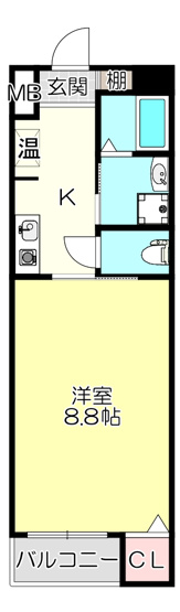【間取り】 | アムール八尾本町
