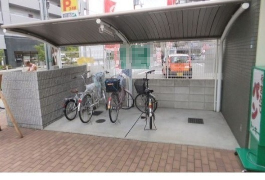 シエル門真南のその他共用部分|共用の駐輪場です
