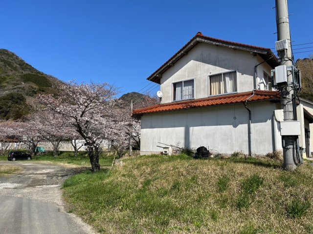 小津町　戸建の外観|海に近く、春になると桜を室内から楽しめます。