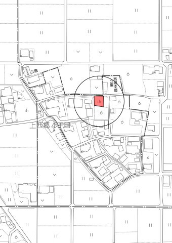土地　上西郷の地図