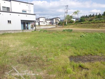 【前面道路含む現地写真】 | 大館市根下戸新町79-4・売地　