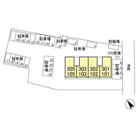 フェアマンドヴィラの区画図