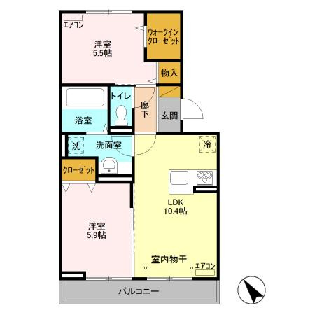 フェアマンドヴィラの間取り