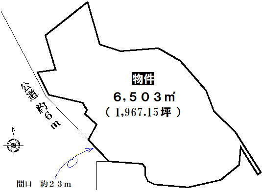 鳥羽市堅神町　の土地図