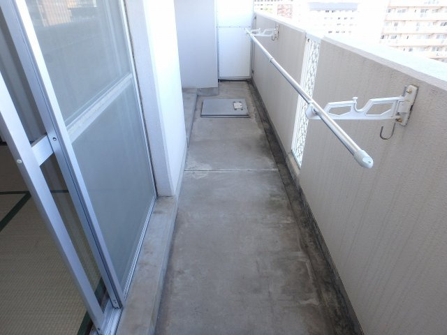 ロイヤルコーポ野田のバルコニー
