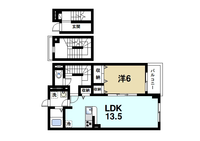 ＳｕｎｎｙＦｉｅｌｄＳｏｕｔｈの間取り