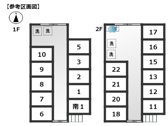 第2太陽ハイツの区画図|☆神戸市垂水区　第2太陽ハイツ☆