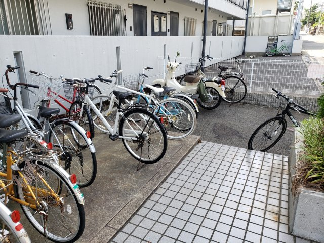 マリンクレール野田のその他共用部分|駐輪場☆神戸市垂水区　マリンクレール野田　賃貸☆