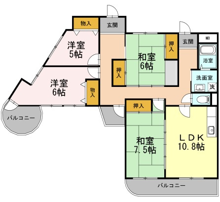 ブランベール大久保の間取り