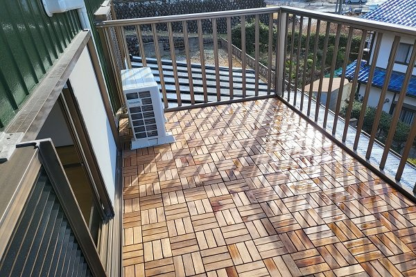 中古住宅　日野東６丁目のバルコニー