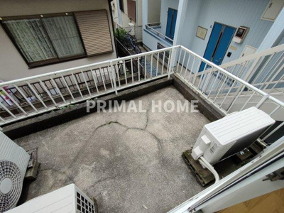 【バルコニー】 | ハイム21 | バルコニーからの眺めを楽しみながら食事をしませんか