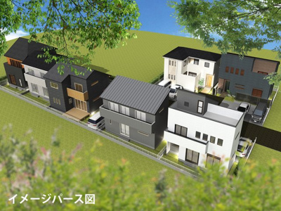 【外観パース】 | 立川市幸町3丁目/建築条件付き売地