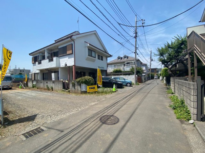 【前面道路含む現地写真】 | 立川市幸町3丁目/建築条件付き売地