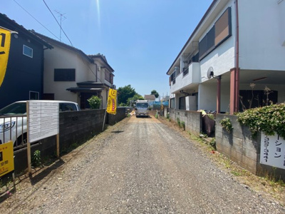 【前面道路含む現地写真】 | 立川市幸町3丁目/建築条件付き売地