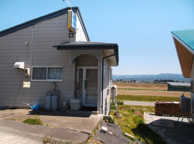 【外観】 | 米沢市古志田町　平屋建て中古物件（店舗）