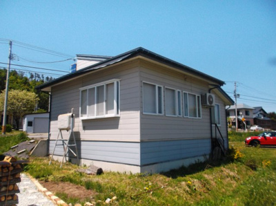【外観】 | 米沢市古志田町　平屋建て中古物件（店舗）